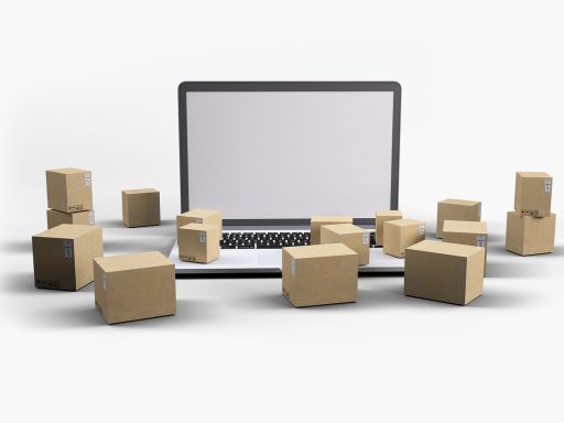 Een doos met ingepakte planten klaar voor bezorging door een Nederlandse plantwebshop